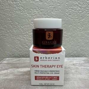 $26 🌙 Erborian Skin Therapy Eye Cream For Night  .52oz Full Sz NEW